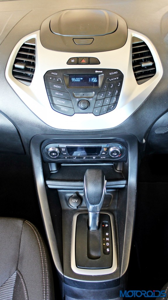 new 2015 Ford Figo automatic gearshifter