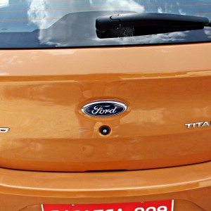 new  Ford Figo boot lid