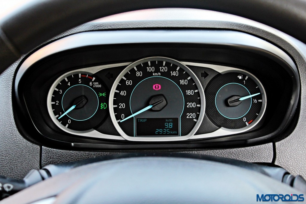 new 2015 Ford Figo diesel instruments