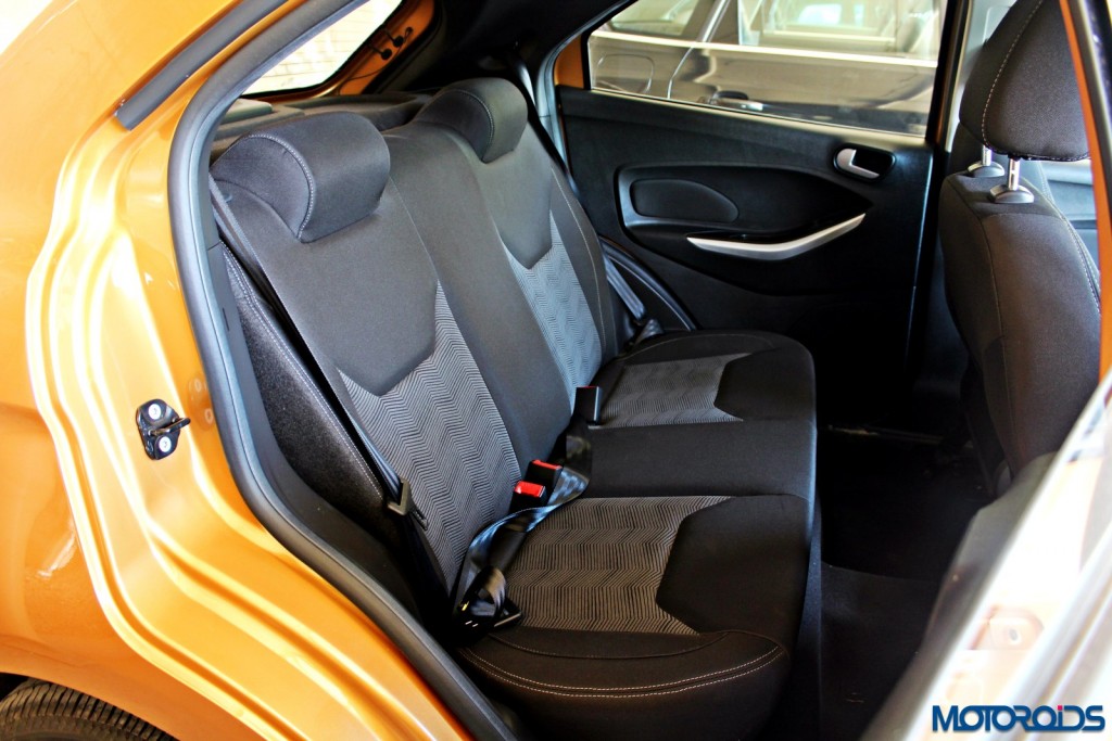 new 2015 Ford Figo rear seats