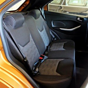 new  Ford Figo rear seats