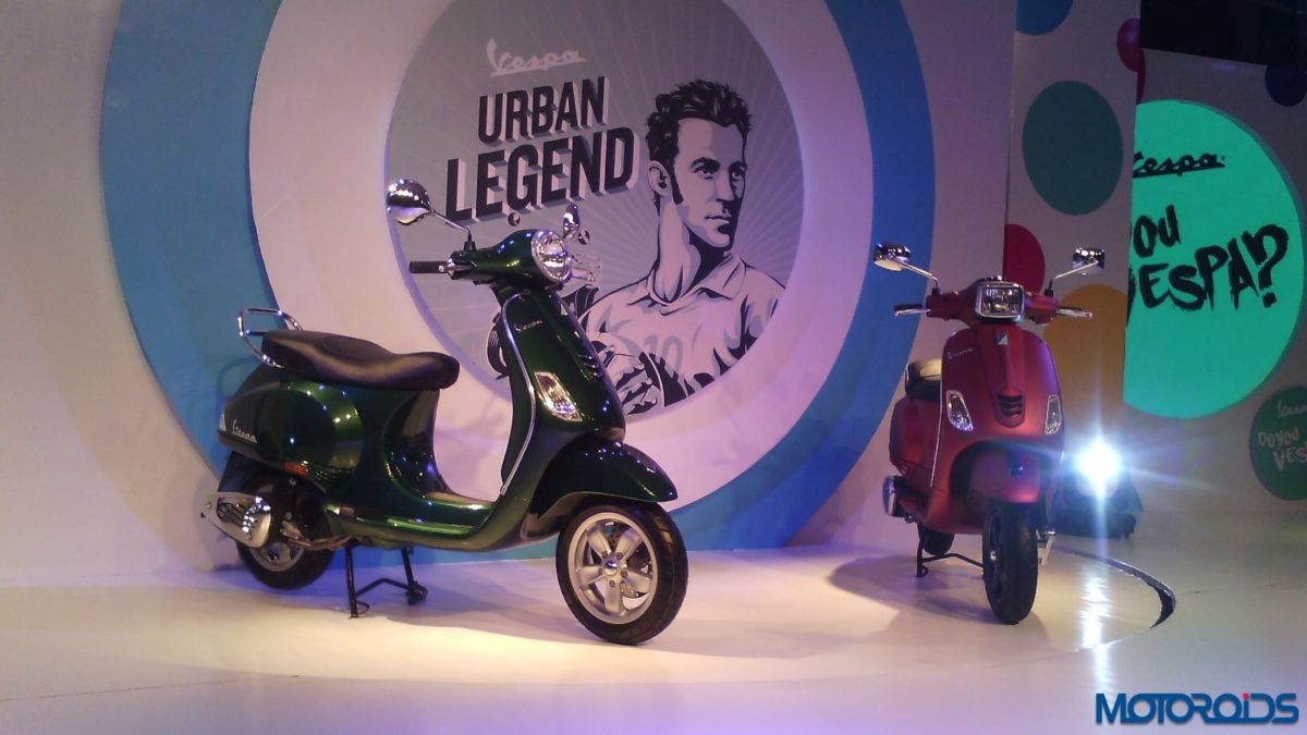 piaggio india vespa launch sxl vxl