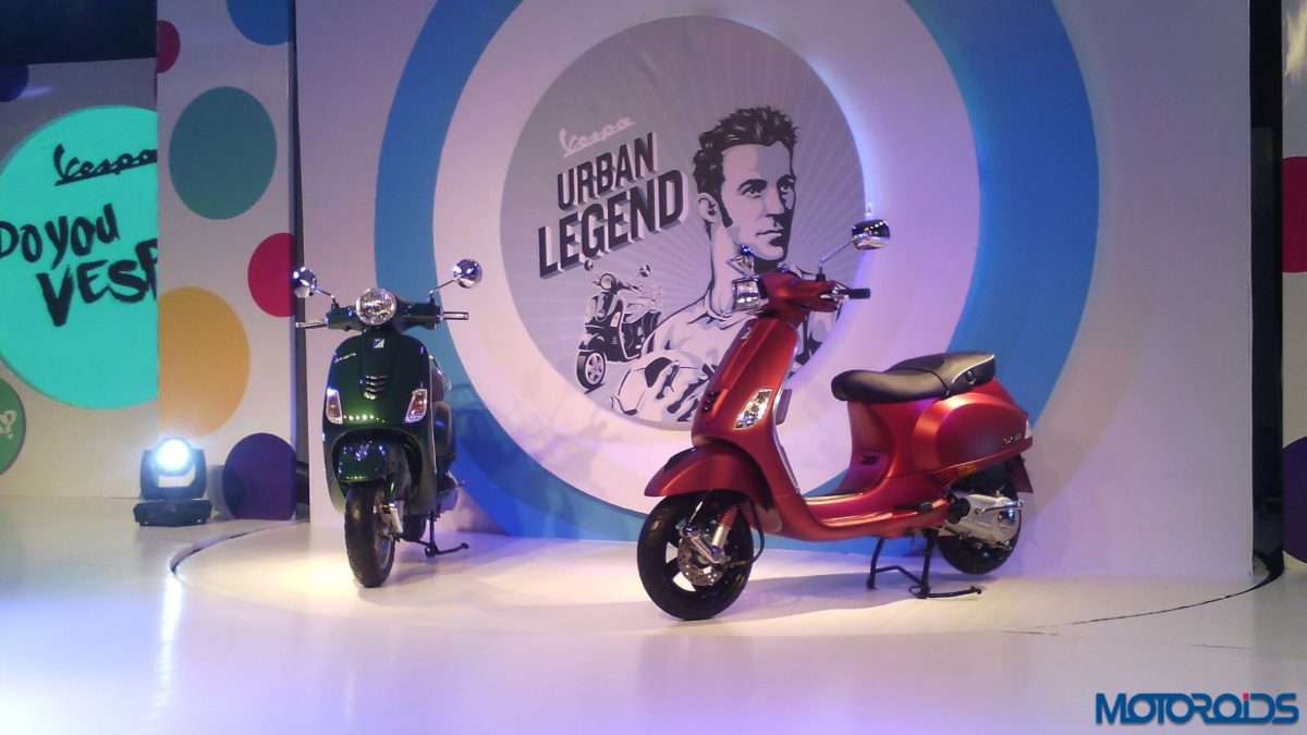 piaggio india vespa launch sxl vxl