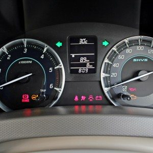 Maruti Suzuki Ertiga ZDi Instrument cluster