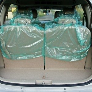 Maruti Suzuki Ertiga ZDi Luggage space with rd row up
