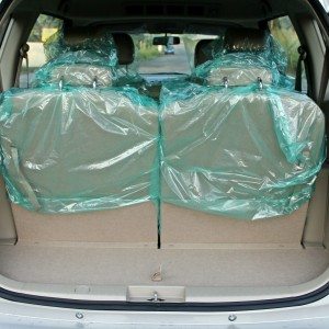 Maruti Suzuki Ertiga ZDi Luggage space with rd row up