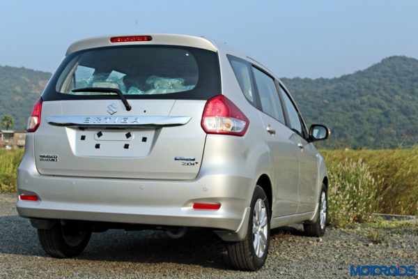 2015 Maruti Suzuki Ertiga ZDi+ Rear right three quarters