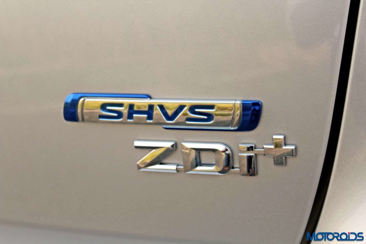 Maruti Suzuki Ertiga ZDi SHVS badge