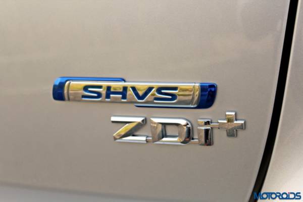 2015 Maruti Suzuki Ertiga ZDi+ SHVS badge