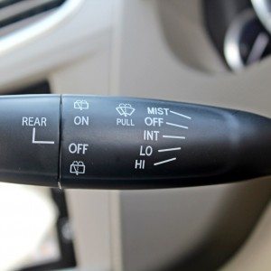 Maruti Suzuki Ertiga ZDi Wash wipe control stalk