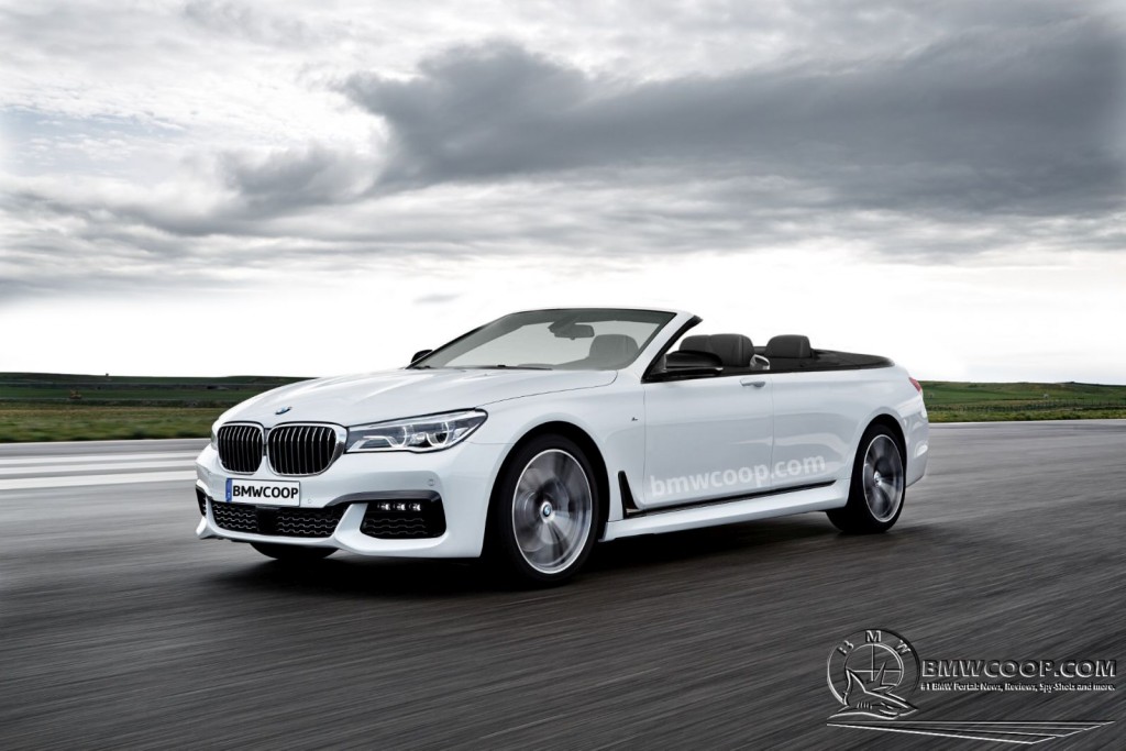 2016 BMW 7-Series Convertible Render - 1