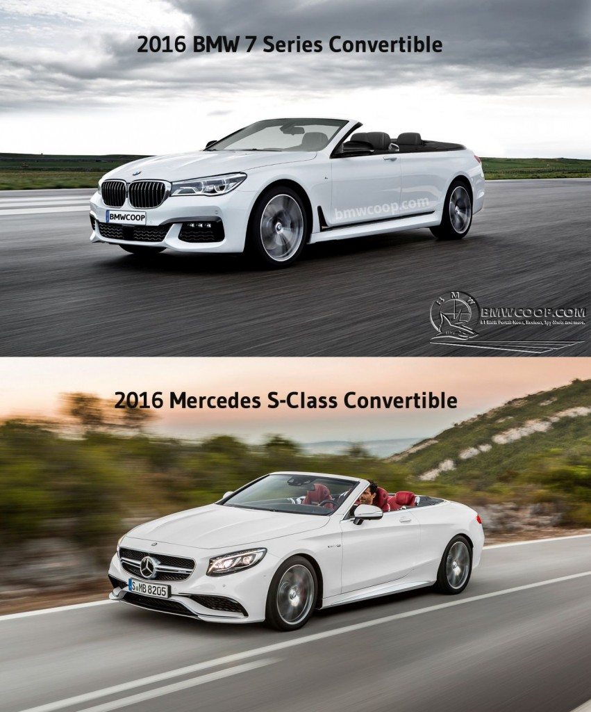 2016 BMW 7-Series Convertible Render - 2