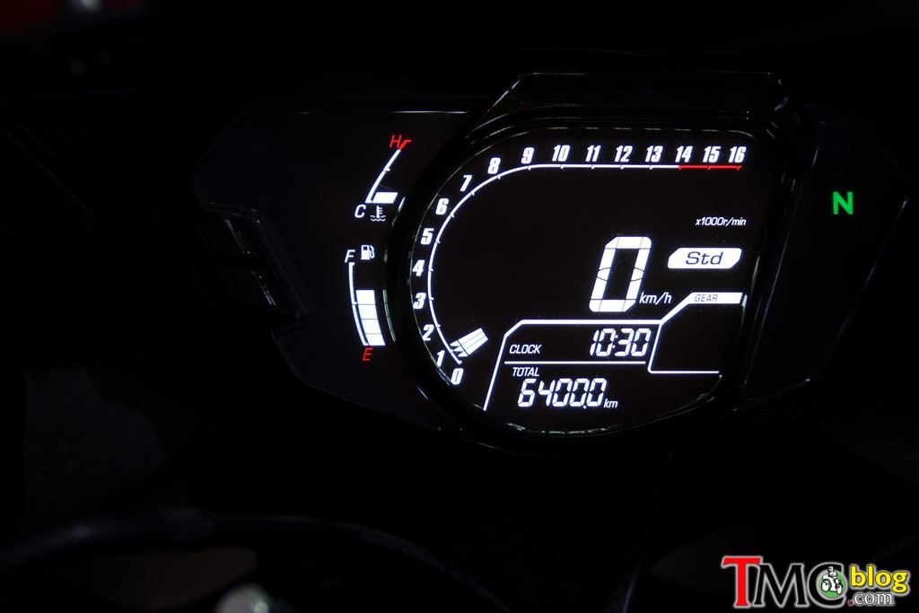 2016 Honda cbr250rr dashboard