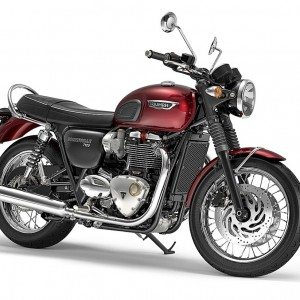 Bonneville T Cinder Red Front Quarter