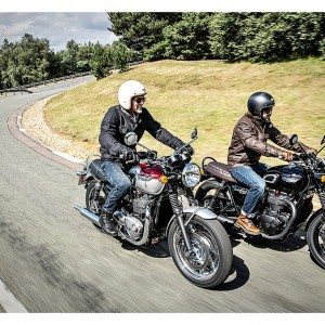 Bonneville T T Black Riding Shot A RGB