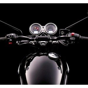 Bonneville T Black Details Tank Clocks Handlebars