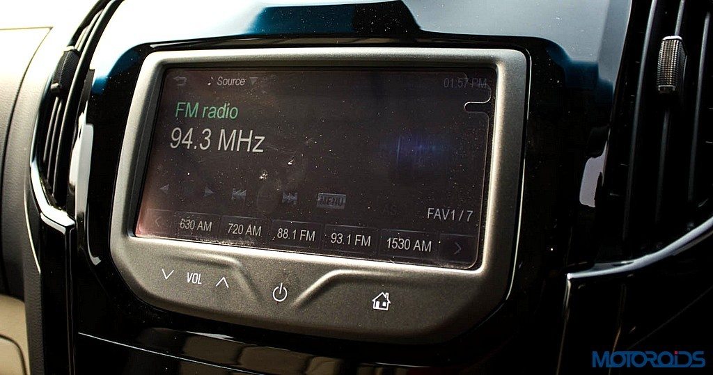 Chevrolet Trailblazer MyLink infotainment system