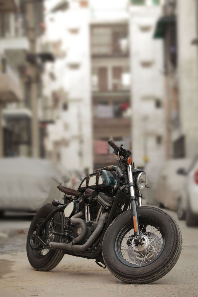 Harley-Davidson motorcycle customized by TJ Moto