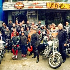Harley owners gather to celebrate the Father Daughter Ride