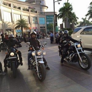 Harley owners gather to celebrate the Father Daughter Ride