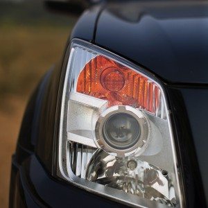 Isuzu MU  AT Review Headlights