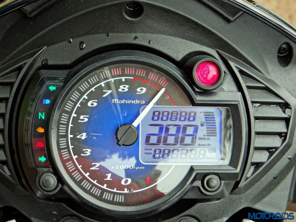 Mahindra Mojo - First Ride Review - Details - Instrument Cluster (5)