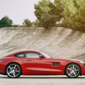 Mercedes Benz AMG GT s side profile