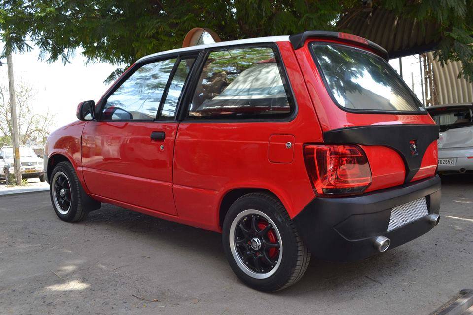 This modified Maruti 800 gets scissor doors and tons of This modified Maruti 800 gets scissor doors and tons of