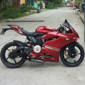 Modified Pulsar Ducati