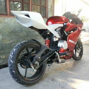 Modified Pulsar Ducati