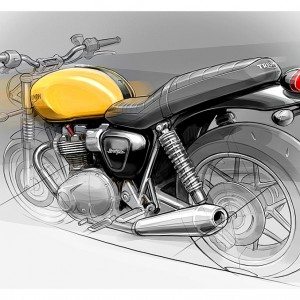 StreetTwin Drawing