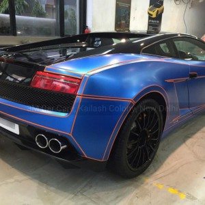 TRON wrapped Lamborghini Gallardo in India