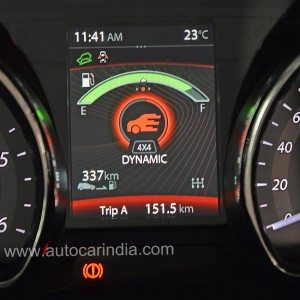 Tata Hexa Instrument Cluster