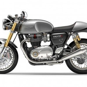 Thruxton R Silver Ice Left