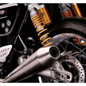 Thruxton R Detail Silencer