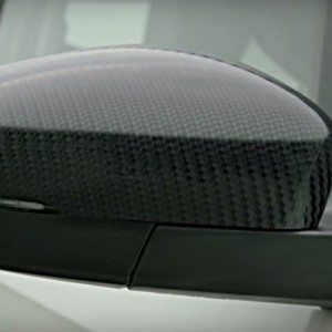 Volkswagen Vento Highline Plus carbon fiber wrapped mirror caps