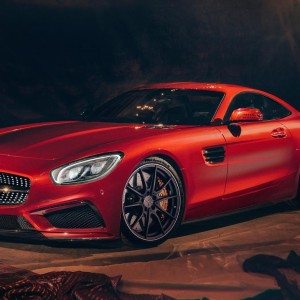 amg gt red classy