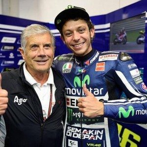 motogp valentino rossi and giacomo agostini