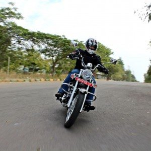 Bajaj Avenger  Cruise Action Shots