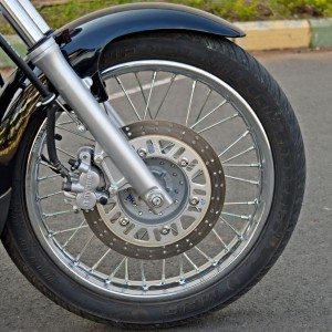 Bajaj Avenger  Cruise Detail Shots Front Suspension