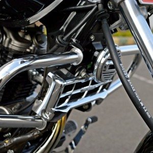 Bajaj Avenger  Cruise Detail Shots Oil Cooler Crash Guards