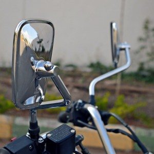 Bajaj Avenger  Cruise Detail Shots Rear View Mirrors