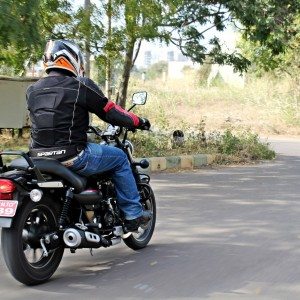 Bajaj Avenger  Street Action Shots