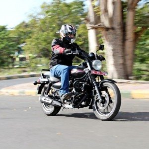 Bajaj Avenger  Street Action Shots