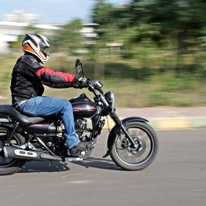 Bajaj Avenger  Street Action Shots