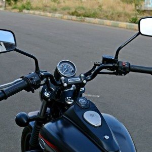 Bajaj Avenger  Street Detail Shots Handlebar Rear View Mirrors