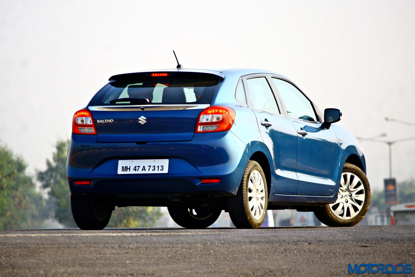 2015 Maruti Suzuki Baleno (48) Rear right three quarters