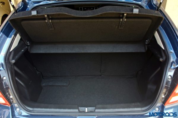 2015 Maruti Suzuki Baleno Boot space