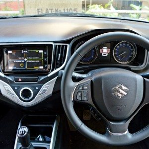 Maruti Suzuki Baleno Drivers view