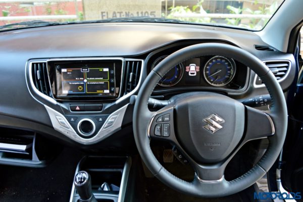 2015 Maruti Suzuki Baleno Driver's view